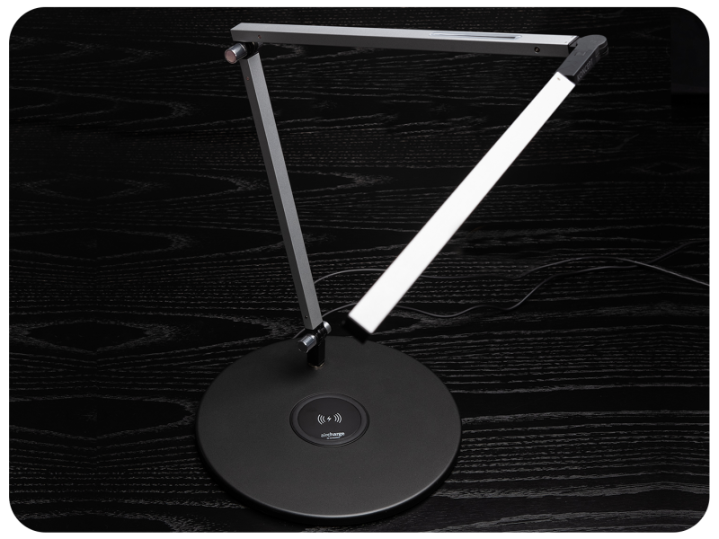 Koncept Z-Bar Slim LED Desk Lamp Metallic Black / Cool