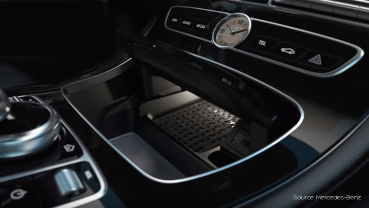 Mercedes-Benz wireless charging - Aircharge